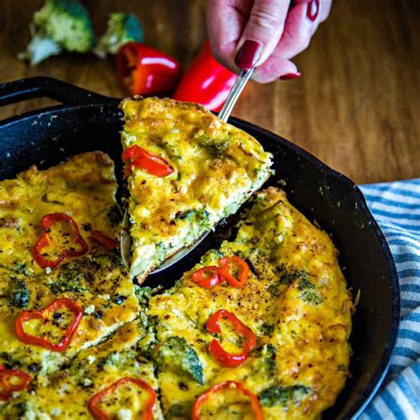healthy-vegetable-frittata-low-calorie-and-quick image