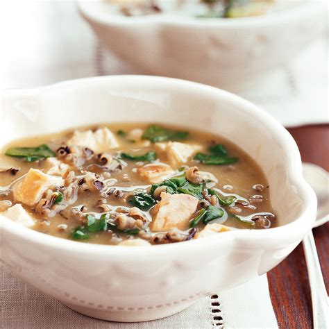 spinach-chicken-and-wild-rice-soup-recipe-eatingwell image