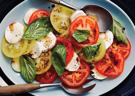 tomato-bocconcini-salad-with-balsamic-glaze image