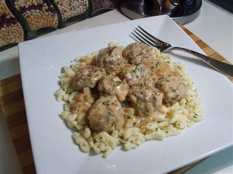 german-meatballs-with-buttermilk-gravy-the-open-pantry image