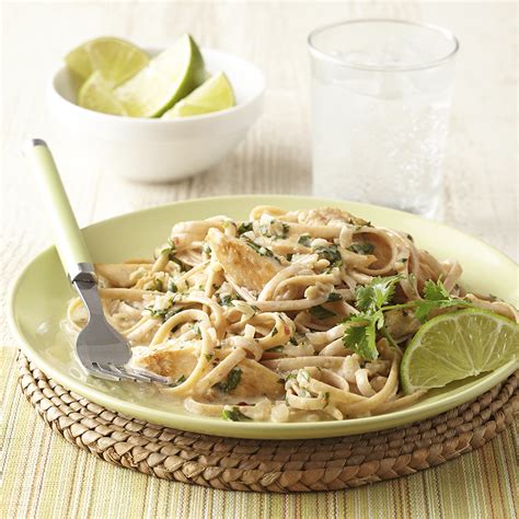 creamy-coconut-lime-chicken-with-pasta-eatingwell image