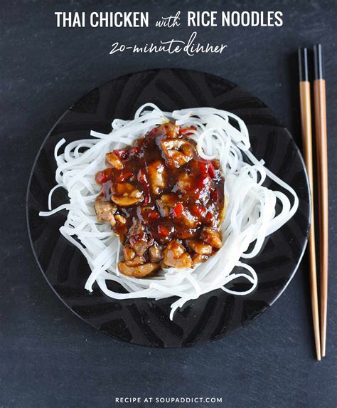 thai-chicken-with-rice-noodles-20-minute-dinner image