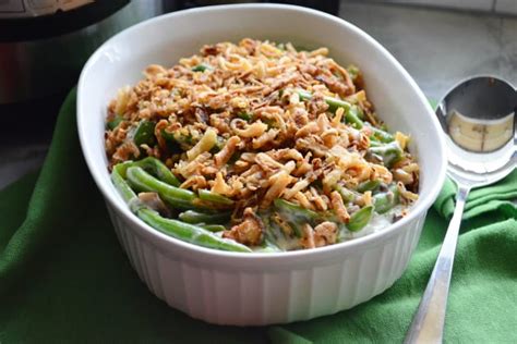 instant-pot-green-bean-casserole-recipe-food-fanatic image