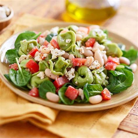 spinach-tortellini-with-beans-and-feta-better-homes image