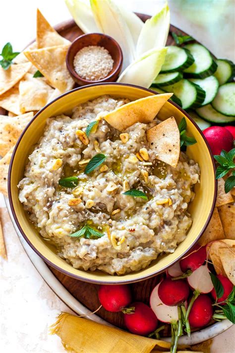 mediterranean-roasted-eggplant-dip-dishing-out image