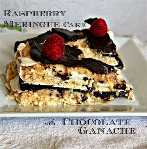 easy-raspberry-meringue-cake-with-chocolate-ganache image