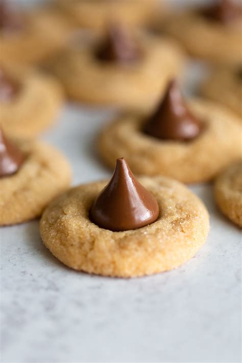 easy-peanut-butter-blossom-cookies-food-banjo image