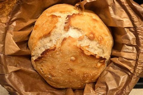no-knead-bread-recipe-casserole-dish-dutch-oven image