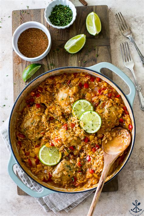 one-pot-salsa-chicken-and-rice-the-beach-house image