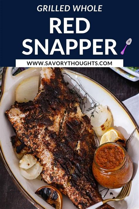 grilled-whole-red-snapper-recipe-savory-thoughts image