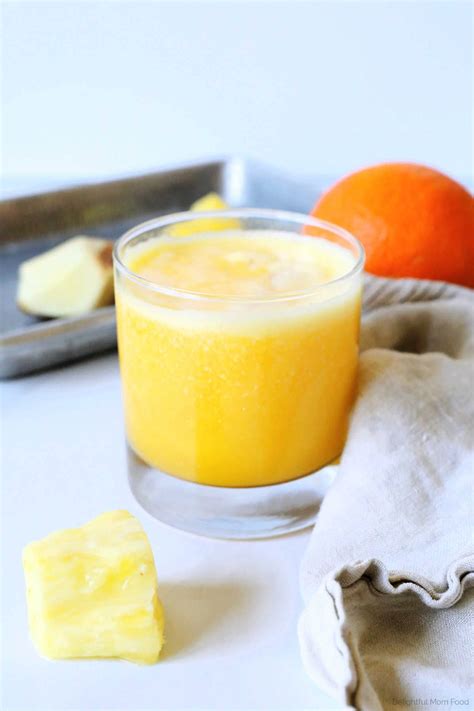 pineapple-orange-juice-drink-blender-delightful-mom image