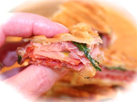 grillmarked-italian-style-panini-croissant-crostini image