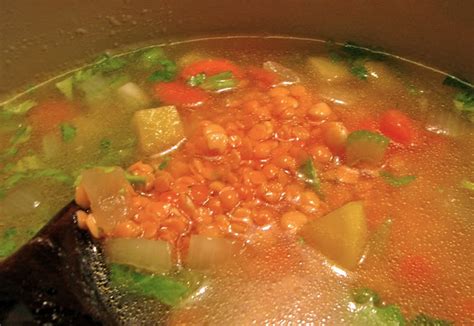 scottish-red-lentil-soup-barley-optional-christinas image