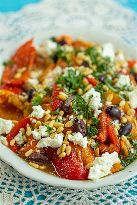 roasted-red-pepper-feta-salad-dimitras-dishes image