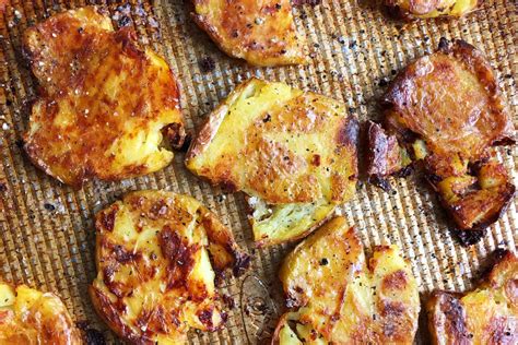 crispy-smashed-lemon-potatoes-recipe-rachael-rays-viral-dish image