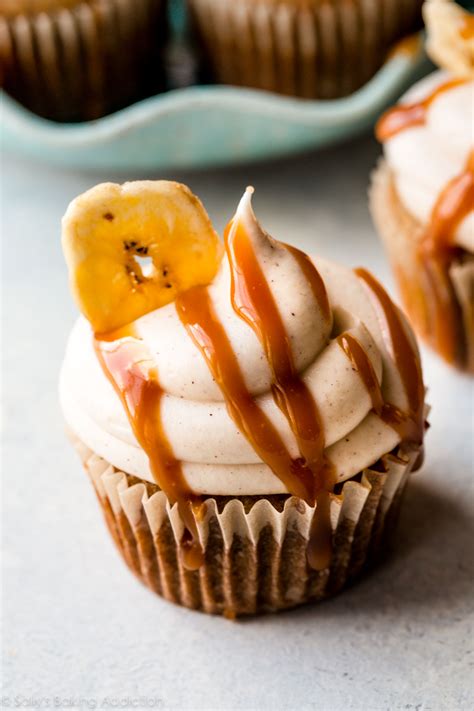 banana-cupcakes-recipe-sallys-baking-addiction image