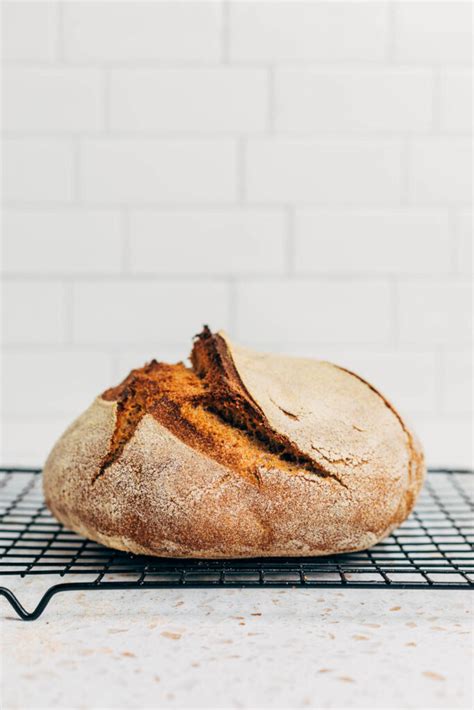 100-whole-wheat-sourdough-bread-baked image