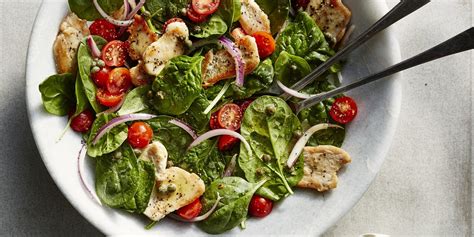 hot-and-cold-chicken-and-spinach-salad image