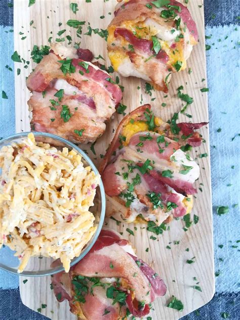 pimento-cheese-stuffed-chicken-with-bacon image