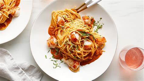 lobster-pasta-with-pink-pesto-sauce-recipe-the image