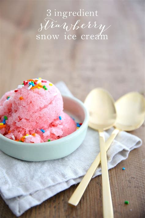 3-ingredient-strawberry-snow-ice-cream-recipe-julie image