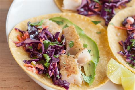 easy-fish-tacos-recipe-with-cabbage-slaw-kitchn image