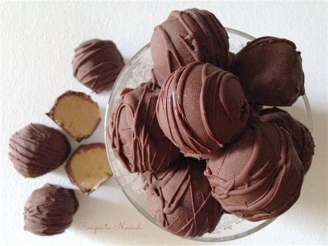 healthy-real-food-chocolate-peanut-butter-truffles image