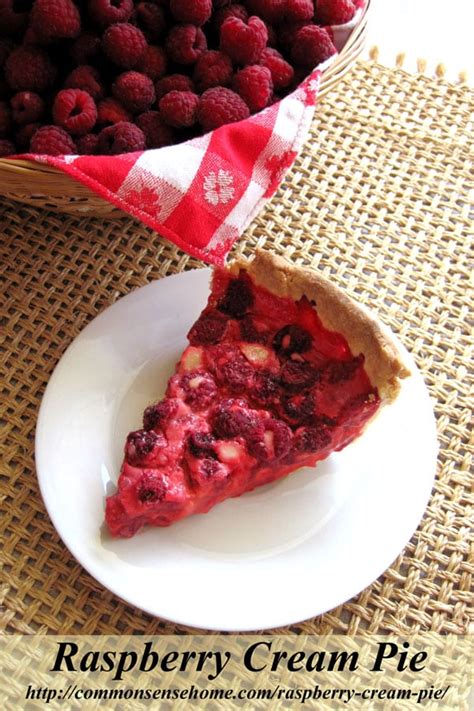 raspberry-cream-pie-common-sense-home image