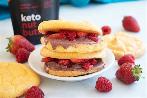 keto-friendly-almond-butter-jelly-sandwiches image