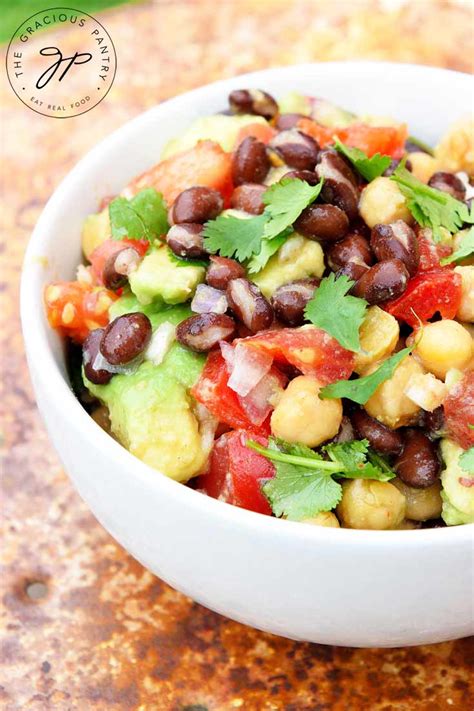 chickpea-black-bean-salad-recipe-the-gracious-pantry image