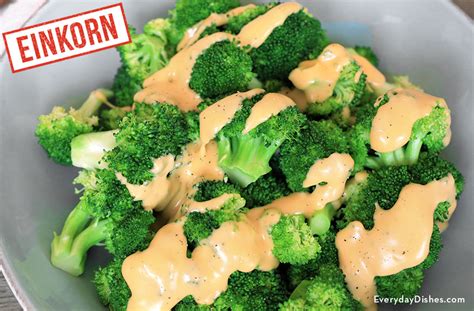steamed-broccoli-with-einkorn-cheese-sauce image