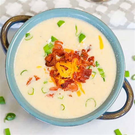crockpot-cauliflower-soup-recipe-creamy-slow-cooker image