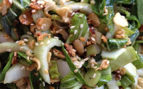 baby-bok-choy-with-cashews-salad-recipes-zallies image