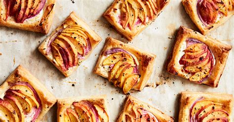 mini-peach-tarts-with-goat-cheese-and-honey image
