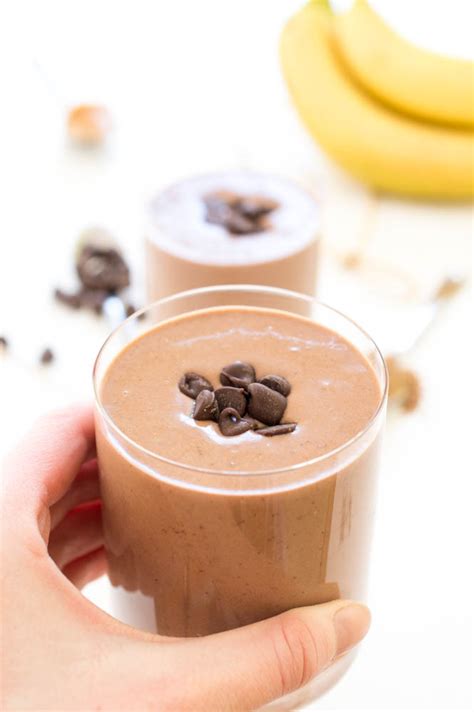 chocolate-peanut-butter-protein-smoothie-chef-savvy image