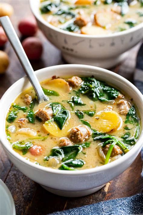 sausage-potato-soup-with-spinach-paleo-whole30 image