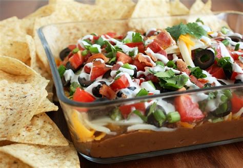 9-layer-bean-dip-with-bacon-cooking-classy image
