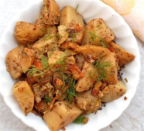 slow-cooker-german-potato-salad-simple-nourished image
