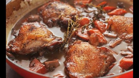 how-to-make-coq-au-vin-chicken-and-wine-youtube image