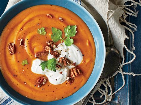 sweet-potato-soup-recipe-southern-living image