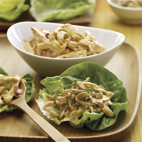 red-curry-chicken-salad-lettuce-wraps-thai-kitchen image