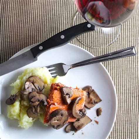 salmon-with-mushrooms-and-red-wine-pairings image