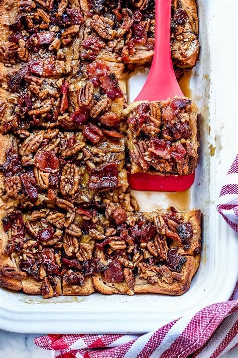 french-toast-casserole-with-maple-bacon-and-pecans image