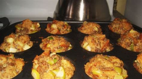 apple-onion-and-sausage-stuffing-muffins image