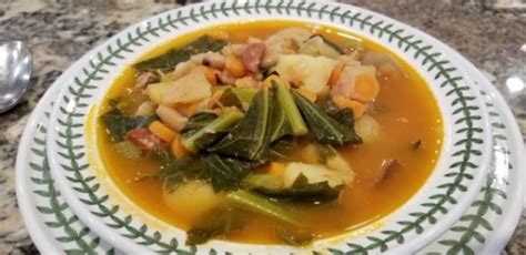 spanish-white-bean-and-collard-green-soup-caldo image