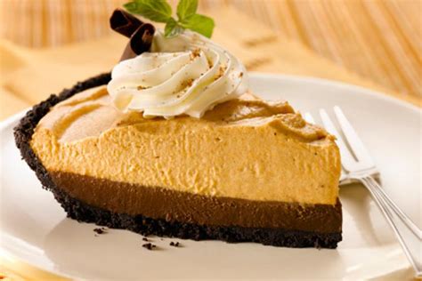 double-layer-chocolate-pumpkin-mousse-pie image
