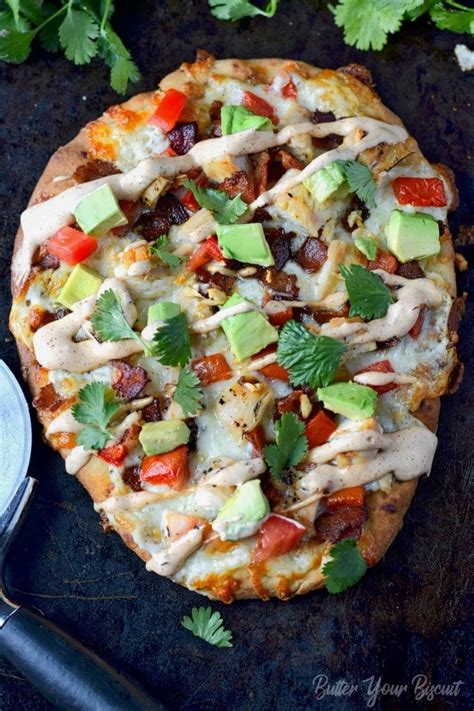 chicken-club-flatbread-with-chipotle-ranch-butter-your image