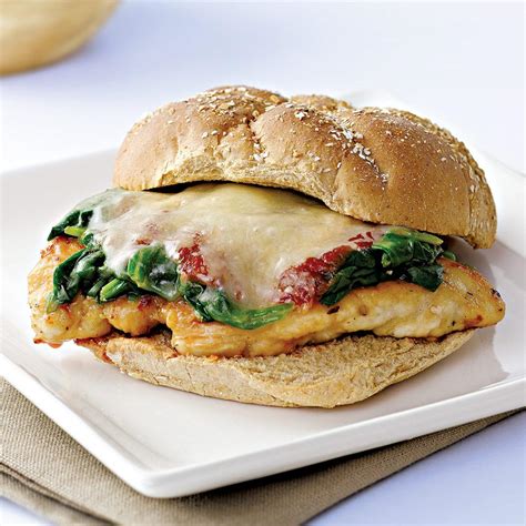 chicken-parmesan-sandwich-recipe-eatingwell image