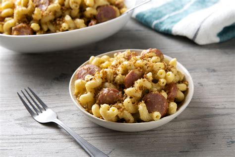 smoked-sausage-mac-and-cheese-butterball image