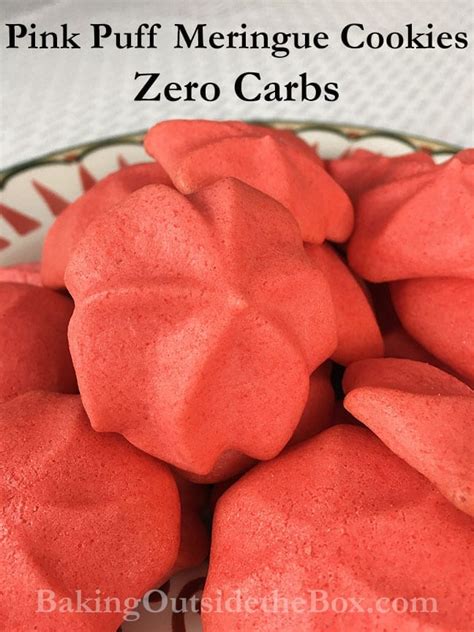 zero-carb-pink-puff-meringue-cookies-baking-outside image